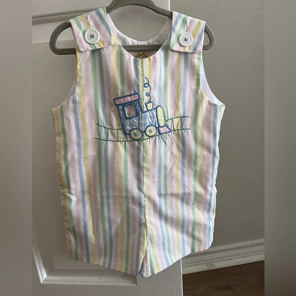 TBBC PASTEL TRAIN JON JON NWT